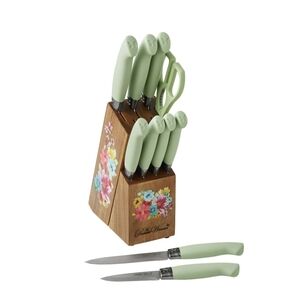 The Pioneer Woman 11 Piece Knife Set & Block BRAND NEW IN BOX!